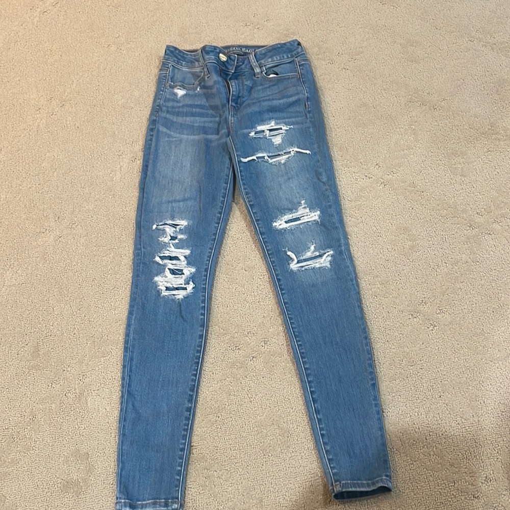 American eagle outfitters skinny jeans. Size 0.